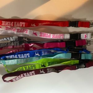 VS PINK LANYARDS 8 total.